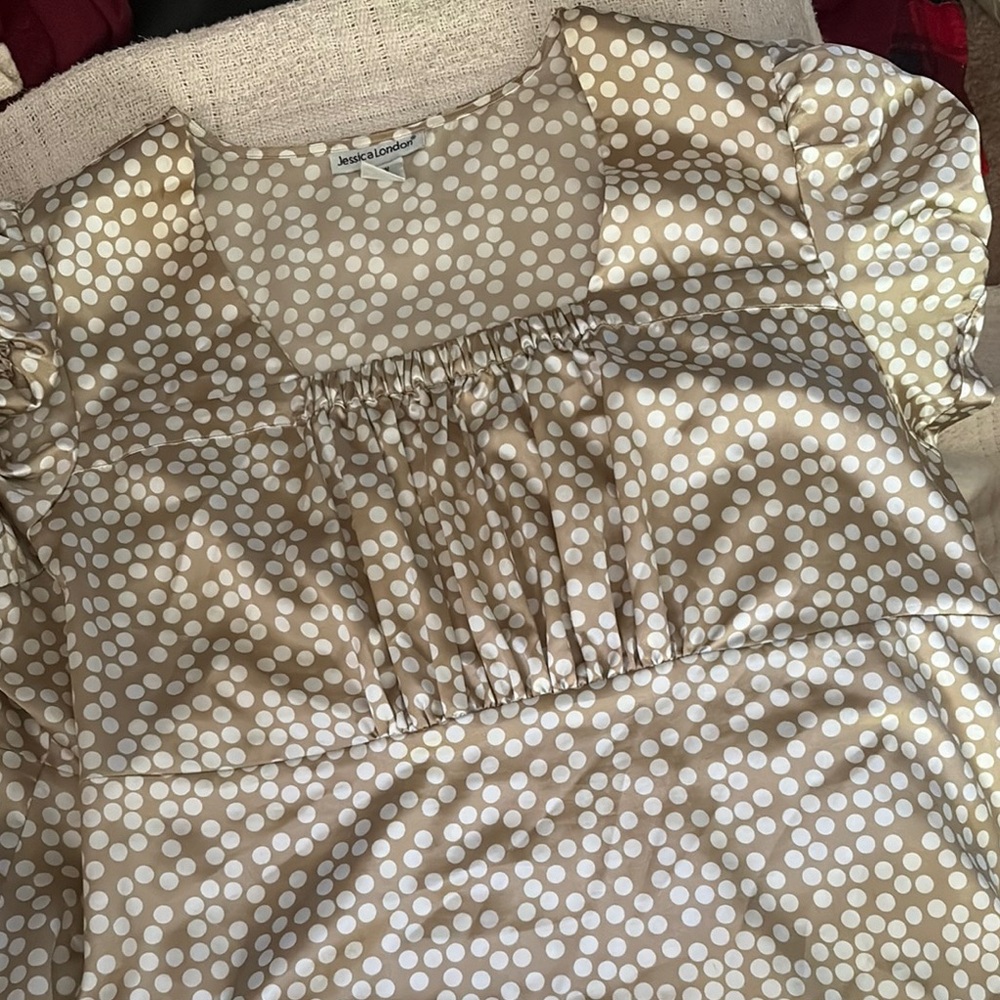 Jessica London - Polka Dot Blouse